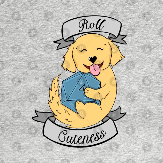 Roll 4 Cuteness | Golden Retriever | D20 by Roll 4 Cuteness 